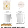 VOK 13 Gallon Trash Bags with Lemon Print & Drawstring,