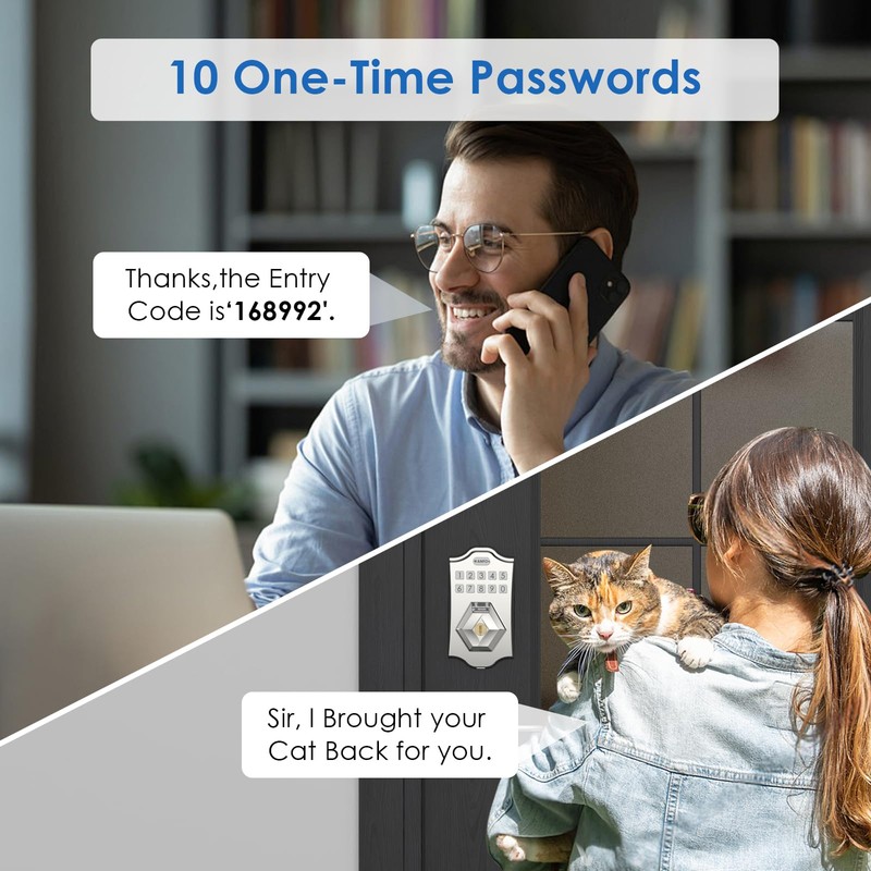 KANFOX KS3 Keyless Entry Door Lock Deadbolt with Keypad,Smart Locks