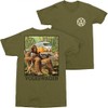 Changes Volkswagen Sasquatch on Break Front and Back Print T-Shirt