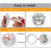 Raycharm 3.7 Inch Round LED Interior Ceiling Dome Light, 330LM