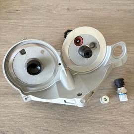 Atssstar Fuel Filter Housing With Sensor Compatible with Volvo & Mack D11 D13 D16 Replacement for 21870635