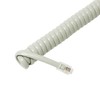 Miyoshi MCO Handset Curl Cord Straight 23.6 inches (60 cm),
