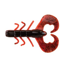 Berkley PowerBait Chigger Bug Fishing Bait, 3", Skeet’s Hot Craw, 10 Count