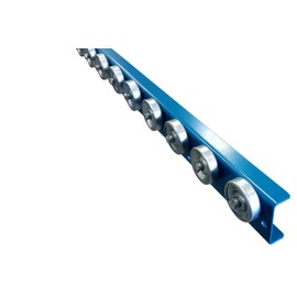Conveyor Rails, Flow Rail 5-Foot Long Skate Wheel Conveyor, T1 Flow Rack System