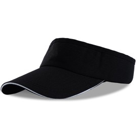choyaxo Sun Visor Hat UV Protection Beach Hat Golf Cap for Men Women Summer Beach Pool Sports Golf Black