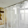 EurCross 72 x 84 inch Extra Long Clear Shower Curtain
