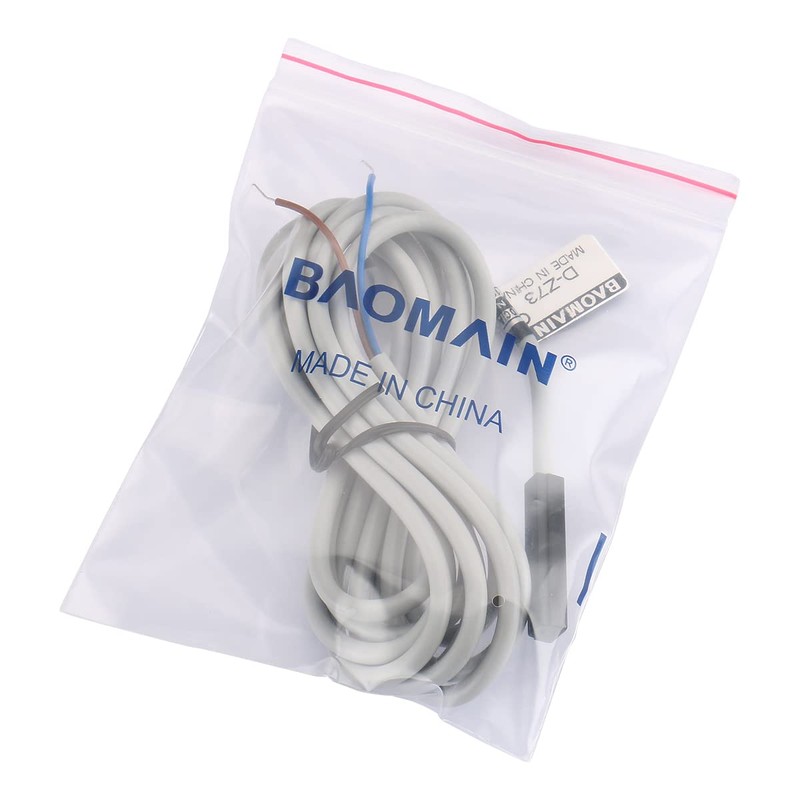 Baomain Pneumatic Air Cylinder Magnetic Reed Switch Sensor w 1.8m