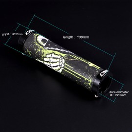 Chooee 3D Mountain Bike Bicycle Grips MTB Bicycle Handlebar Grips Silica Gel Bicycle Grips DSS