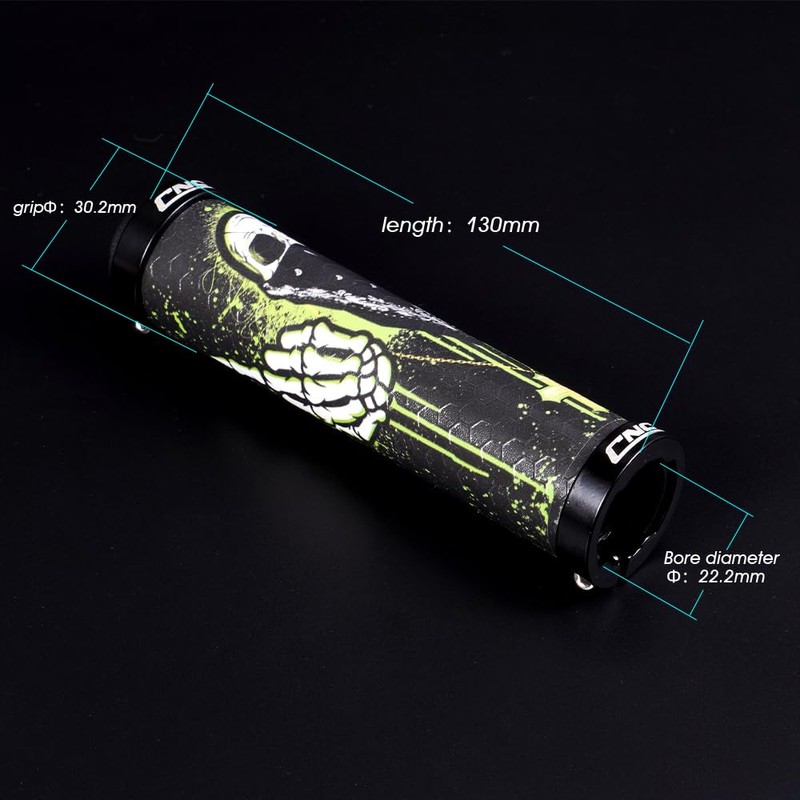 Chooee 3D Mountain Bike Bicycle Grips MTB Bicycle Handlebar Grips