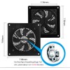 euroharry USB Ventilator,120MM Lüfter,Mit 3-Gang verstellbarem 5V/0.3A USB-Lüfter,mit einer modernen