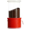 Lavatelli Pronto Caffè Dispenser for Ground Coffee, Red, Fits 250g