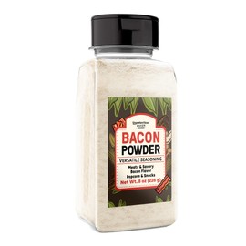 Unpretentious Bacon Powder, 8 oz, Versatile Seasoning, Meaty & Savory, Bacon Flavoring