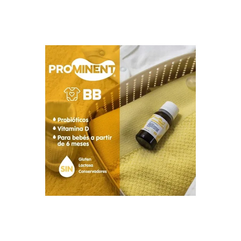 Probióticos Para Bebe En Gotas Con Vitamina D Prominent Bb