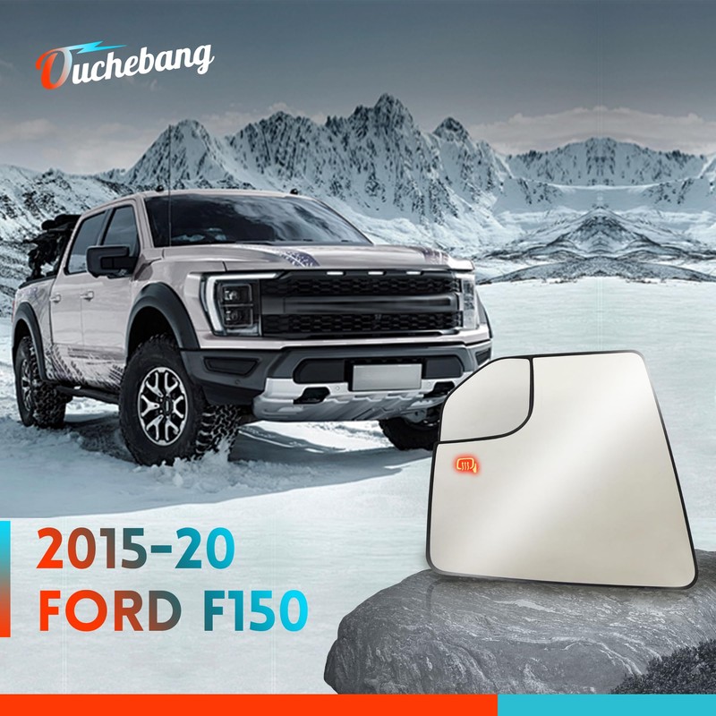Ouchebang The passenger side rearview mirror glass is suitable for
