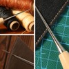 XPEX 12 Pieces Leather Needles Hand Leather Sewing Needles Leather