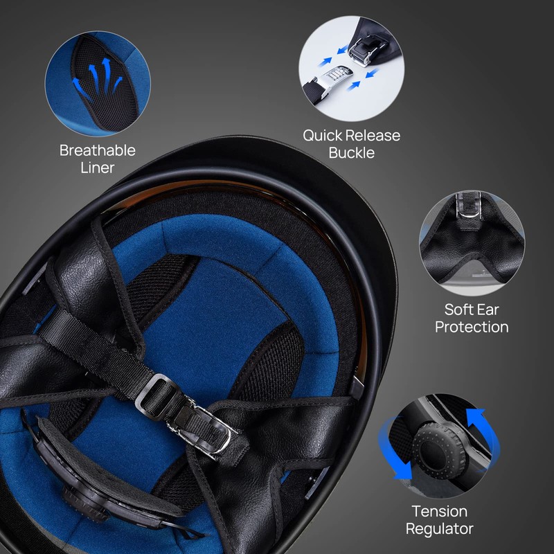 ILM Half Helmet Open Face Motorcycle Helmets for Moped Cruiser