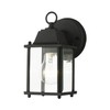 Livex Lighting 7506-14 Frontenac 1-Light Outdoor Wall Lantern, Black