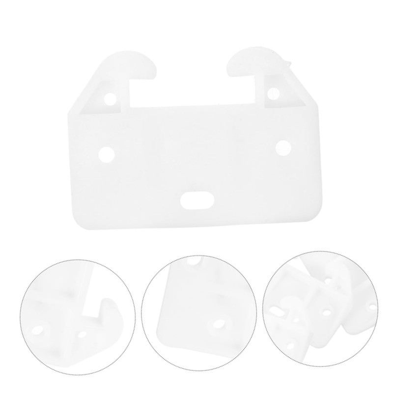 TEHAUX 20pcs Crab Shaped Drawer Guides Durable Plastic Drawer Slides