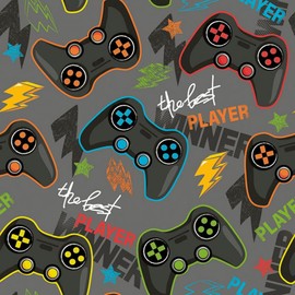 Servietten Kinder 20 Napkins Time to Play | Controller | Console | PC | Gaming | Children | Birthday | Party | Children's Motif | Boys | Girls | Table Decoration 33 x 33 cm