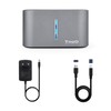 TOOQ TQDS-805G - Docking Station with Dual SATA Bay for