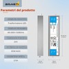 BRIMETI Trasformatore LED 220 24V 60W Esterno Alimentatore Driver IP67