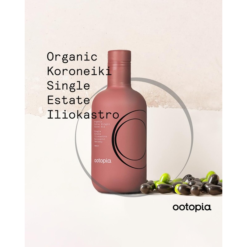 Ootopia Organic Koroneiki Single Estate Extra Virgin Olive Oil