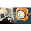 PEARL Solar LED Work Light: Set of 4 Solar Camping