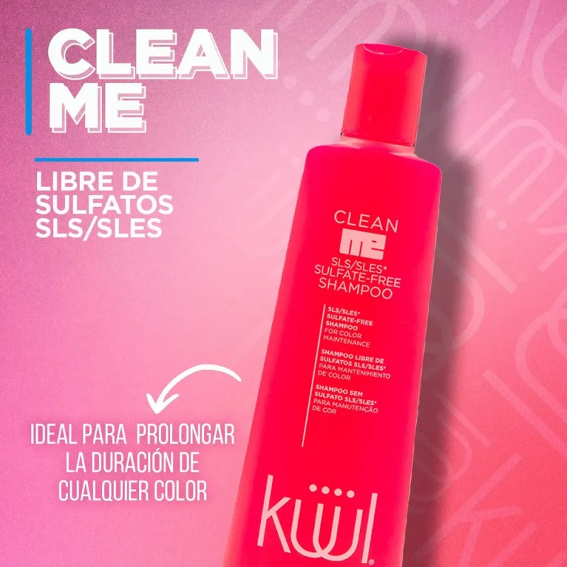 Küül Clean Me Shampoo Sulfate Free Mantiene El Color 300
