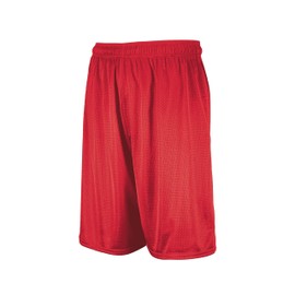 Russell Athletic Men's 9 Inch Mesh Short, True Red, Small