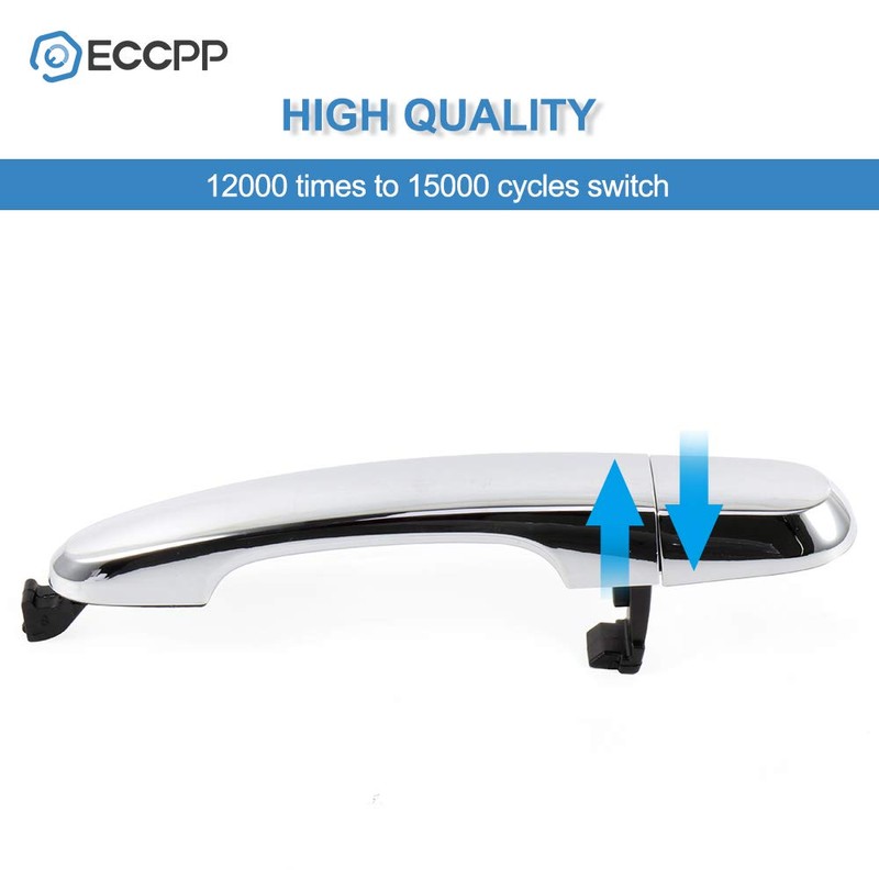 ECCPP Door Handle Exterior Outside Outer Rear Passenger Side for