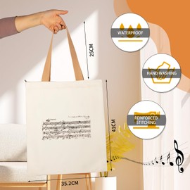 PUNK Reusable Music Tote bag Shopping Bags Grocery Bag,Handbag with portrait of Musician,Outdoor Travel Shoulder Bag-W.A.Mozart Portraits Bag