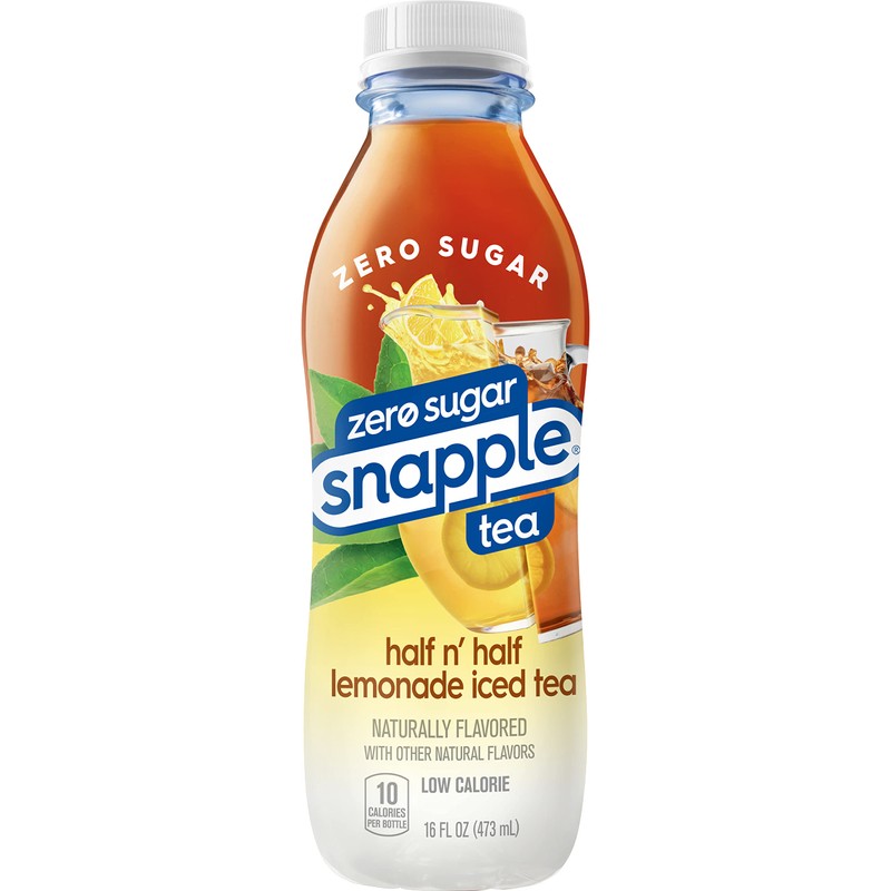 Snapple Zero Sugar Half 'n Half Tea, 16 fl oz