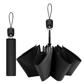 Parasol, Ultra Lightweight, One-Touch Automatic Opening/Closing and Closing UV Rate, 99.99%, Folding Umbrella, Light Blocking, Heat Blocking, Multi-layer Fabric Design, UV Shield, Windproof, Water