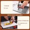 Shirokai Multi-Functional Double-Sided Cutting Board | Premium Titanium & Eco-Friendly
