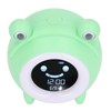 Kids Alarm Clock Cartoon Animal Shaped Gentle Music Night Light