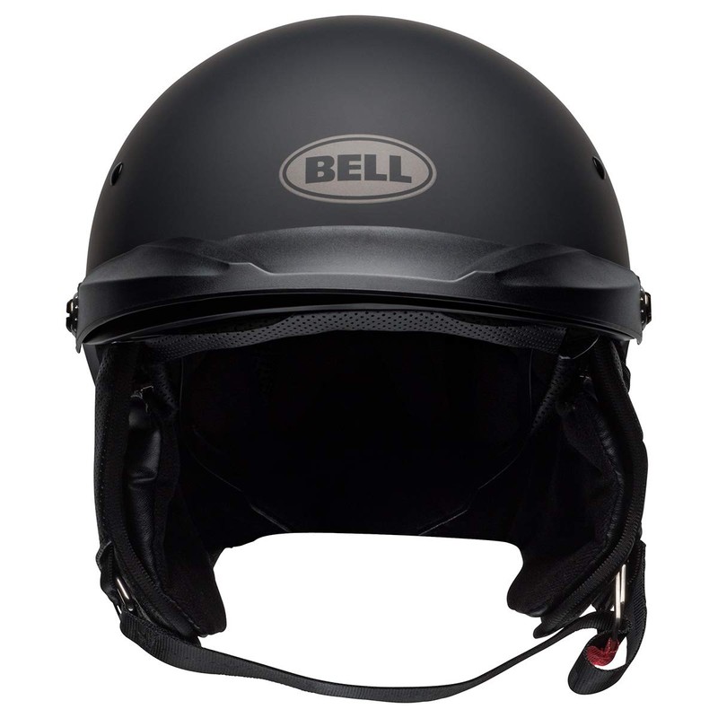 Bell Pit Boss Open-Face Motorcycle Helmet (Solid Matte Black, Medium)