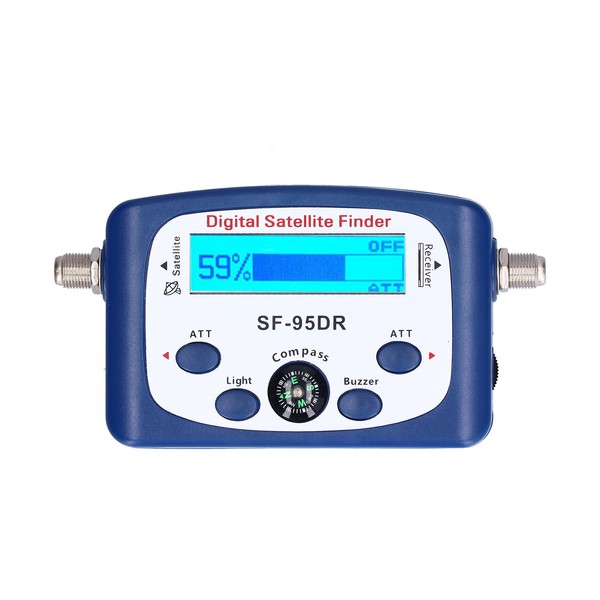 SF‑95DR Portable LED Digital TV Satellite Signal Finder Equipment with