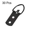 sourcing map D Ring Picture Hangers, 52mm x 20mm Black