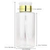 PANA 10oz Push Down Pump Dispenser Flip Top Cap Refillable