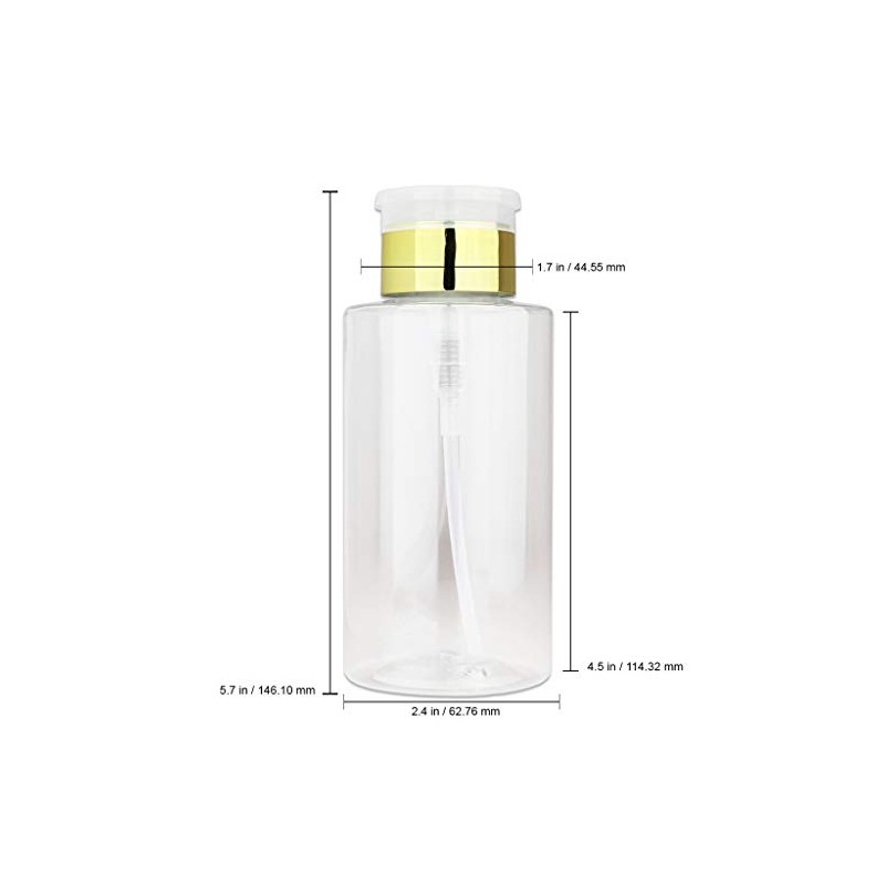 PANA 10oz Push Down Pump Dispenser Flip Top Cap Refillable