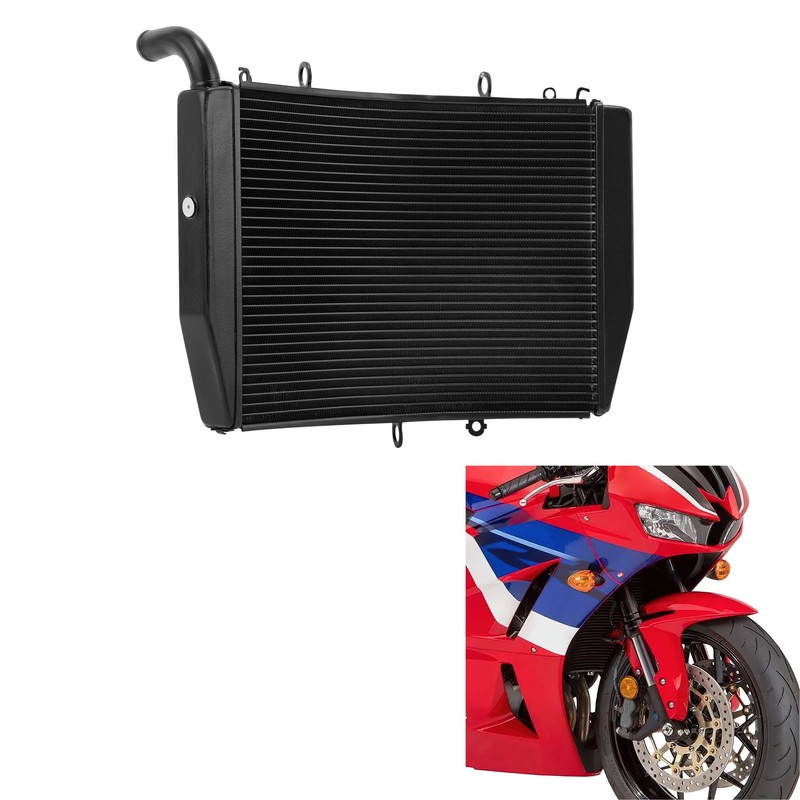 TCMT Black Aluminum Cooler Engine Cooling Radiator Fit For Honda