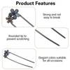RAHHLIZS 2pcs French Hair Pins for Women Metal U-Shaped Hair