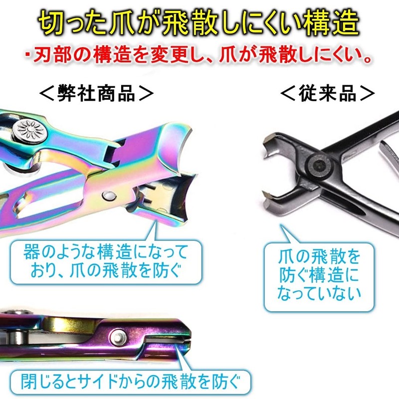 TKhits Nail Clippers for Feet, Wide Opening Nail Clipper, Thick