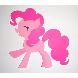 My Little Pony Pinkie Pie Paper Die Cut Scrapbook Embellishment