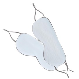 IWOWHERO Sleep for Women Men 2pcs Silk Eye Pads Night for Sleeping Cool Breathable Material