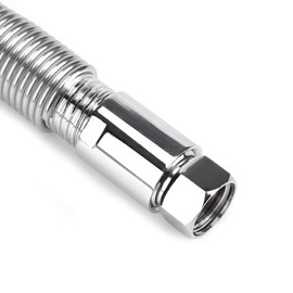 Pre Rinse Spray Hose for Commercial Kitchen, Stainless Steel and Brass, High Pressure Dishwasher Sprayer Kit, 37.4 Inch Hose, Silver and Black