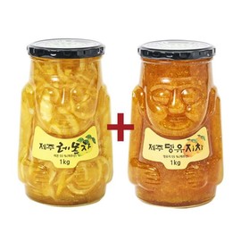 제주 레몬차 1kg+뎅유지차 1kg Jeju Lemon Tea 1kg + Ginger Tea 1kg