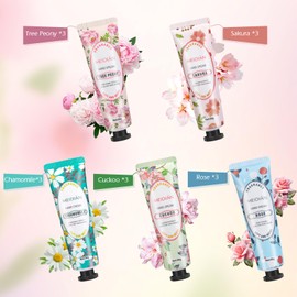 Pack of 15 Hand Cream Gift for Women, Hand Cream Christmas Hand Foot for Christmas Gifts, Small Gifts for Mother, Girlfriend, Wife, Hand Lotion for Dry Cracked Hands Foot, Stock Bulk