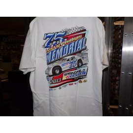 Larry Phillips #75 Memorial Springfield, MO 2013 T-Shirt NEW White