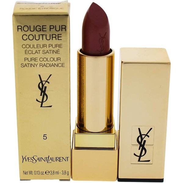 Yves Saint Laurent Rouge Pur Couture Pure Color Satiny Radiance Lipstick, Beige Etrusque, 0.13 Ounce
